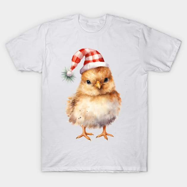 Christmas chicken T-Shirt by piscoletters